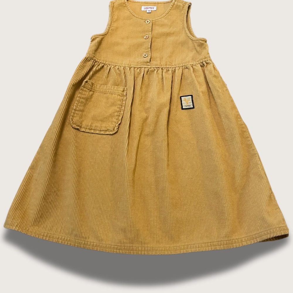 Vintage ESPRIT Girl Corduroy Sleeveless Dress